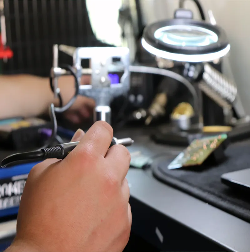 Buzz programming a transponder key on-site at a dealer lot